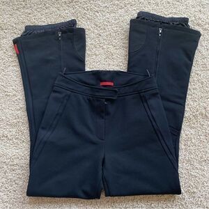Prada Ski Tech Pants Trousers OTB Snow Pants Black Logo Skiwear IT 40 US 4